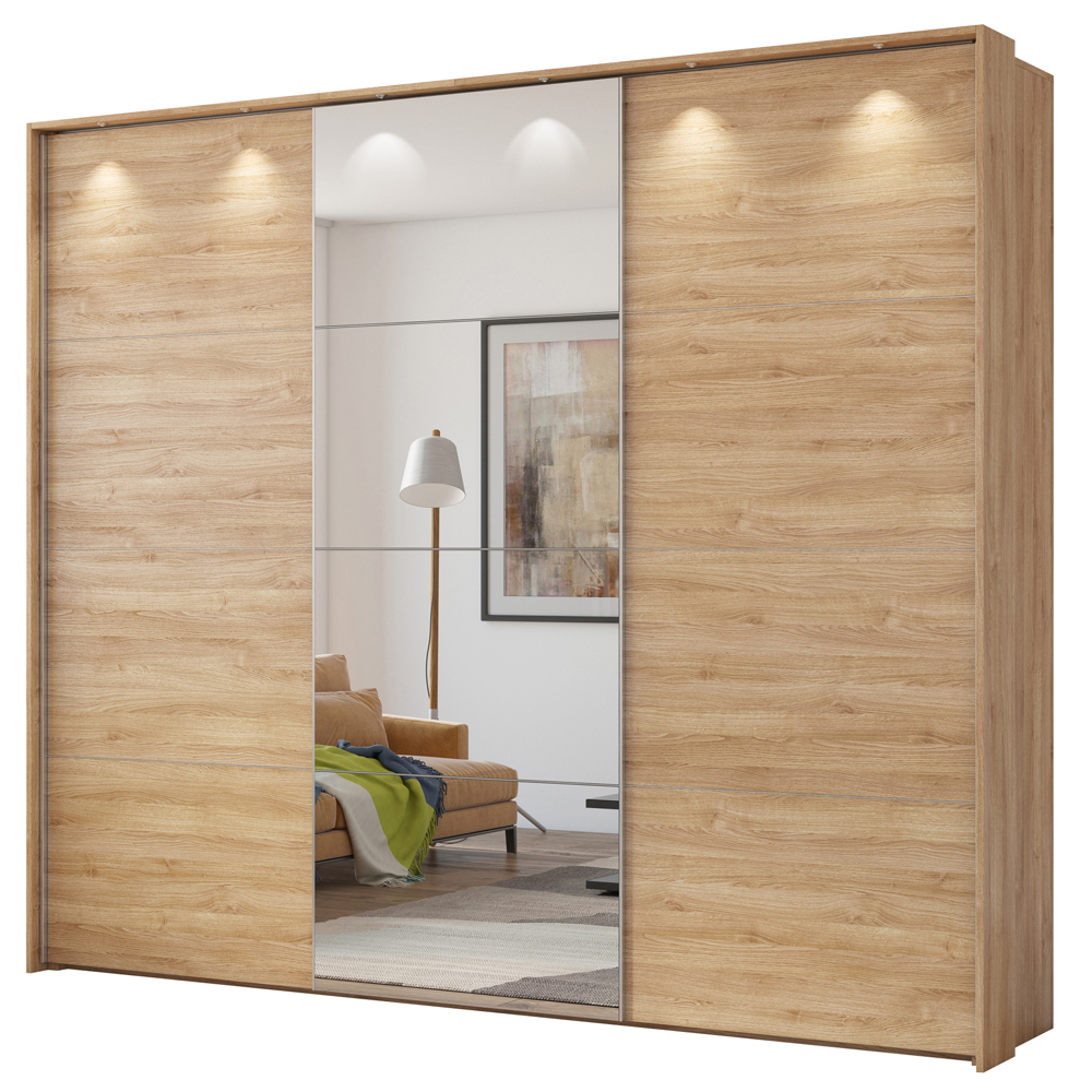 Szafa Diphda przesuwna z lustrem 277 cm - zdjęcie 1