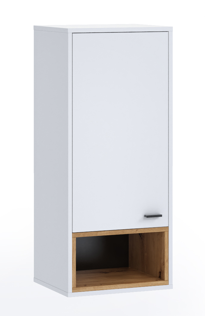 Szafka wisząca Bonila 42 cm biała / dąb artisan - zdjęcie 1