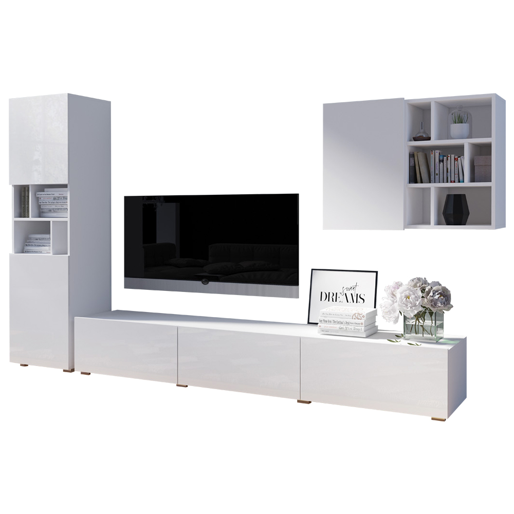 Meblościanka Aksel duża biała - zdjęcie 1