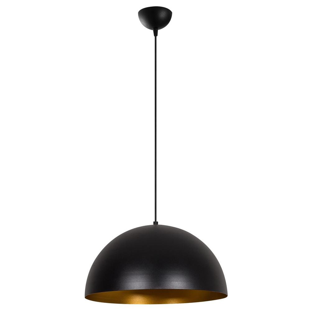 Lampa sufitowa Rientaki średnica 40 cm czarna - zdjęcie 1