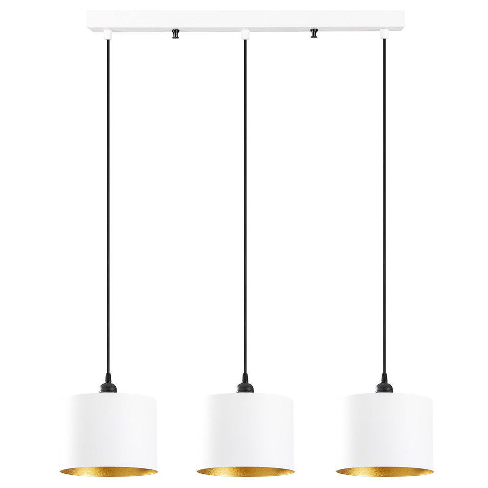 Lampa wisząca Hortensis 20 cm x3 biała - zdjęcie 1