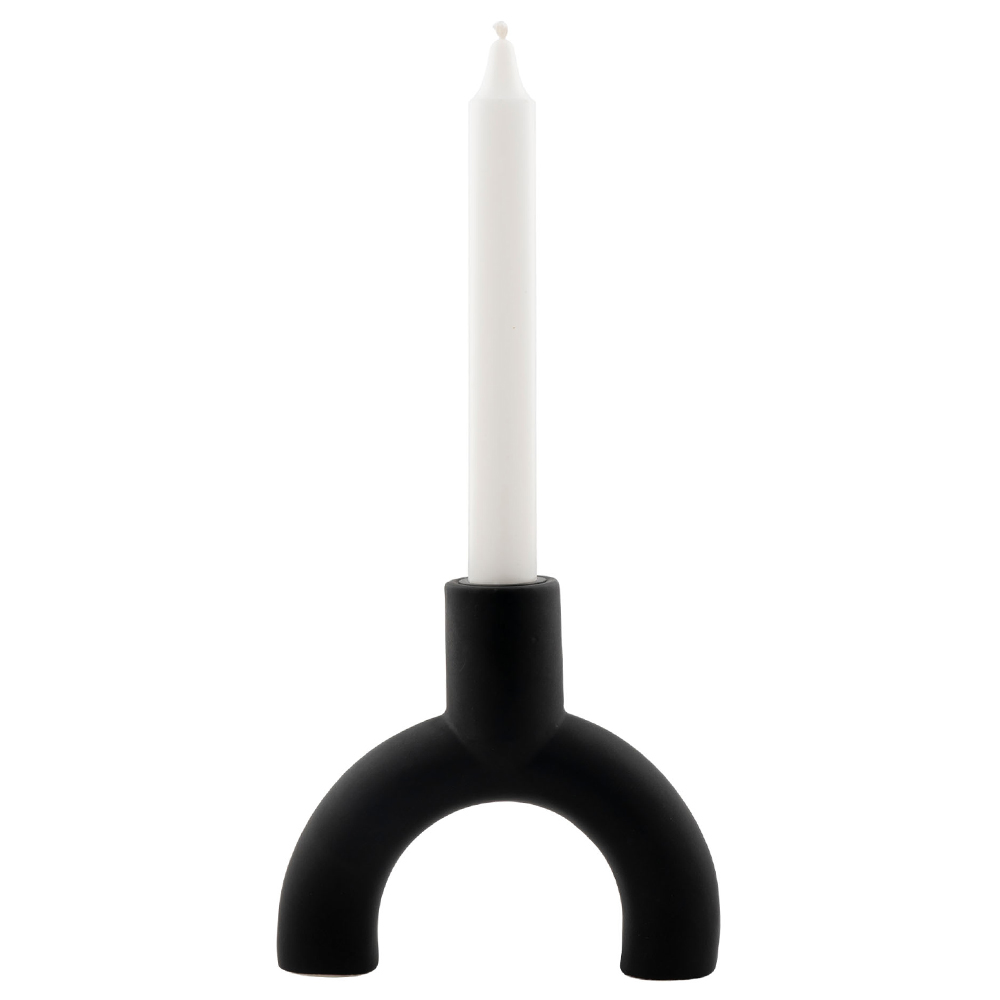 Świecznik nowoczesny Hacapidly czarny - zdjęcie 1