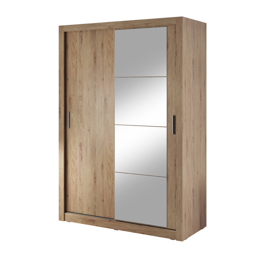 Szafa Arti 150 cm z jednym lustrem Dąb Shetland  - zdjęcie 1