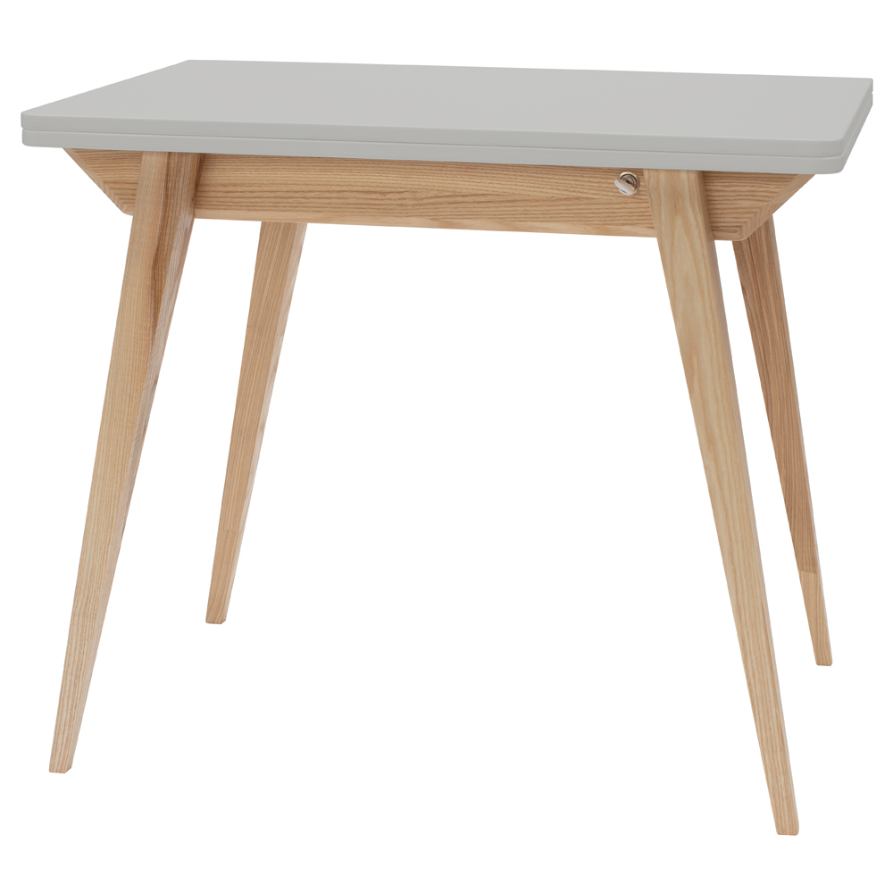 Stół rozkładany Envelope 65-130x90 cm jasnoszary - zdjęcie 1