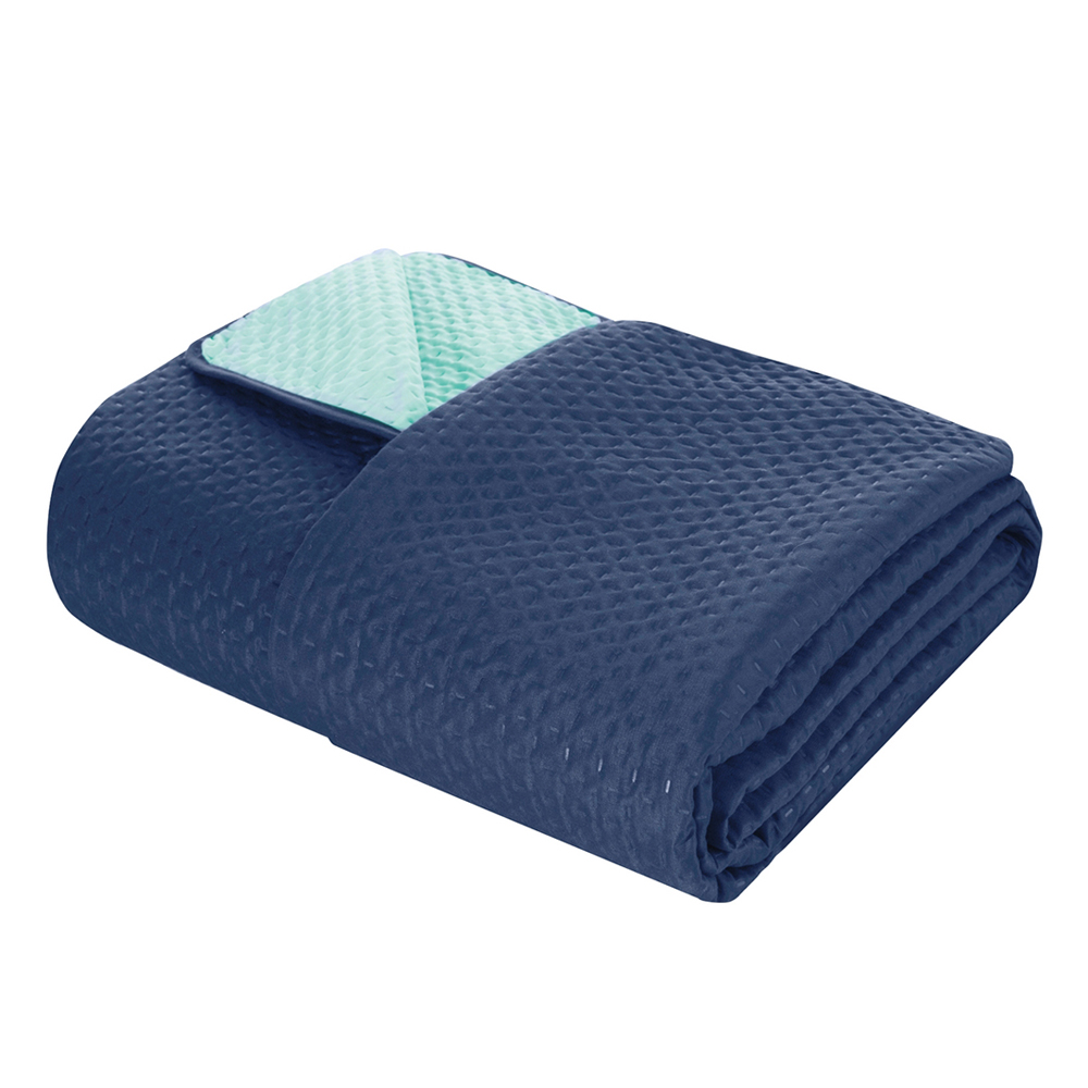 Narzuta pikowana dwukolorowa Heluze 220x240 cm - zdjęcie 1