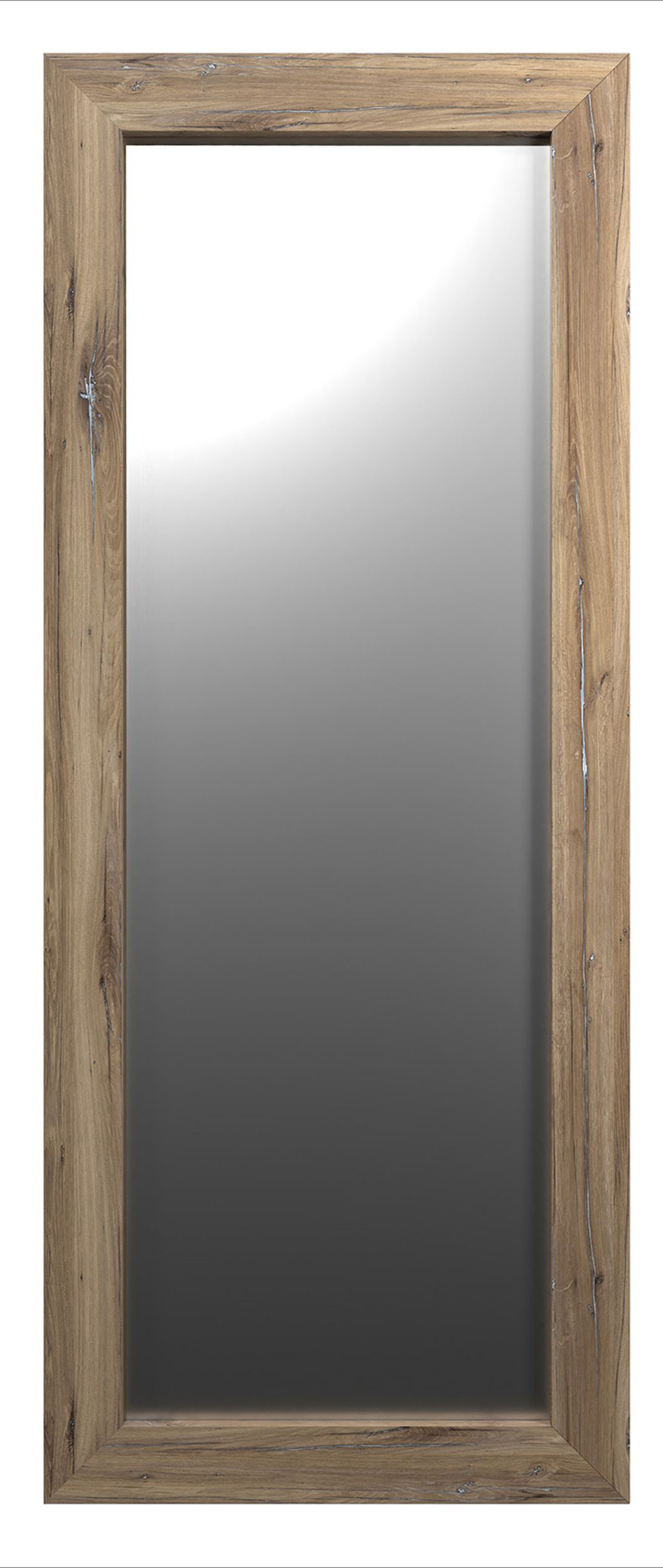 Lustro ścienne Hausly 148x60 cm dąb - zdjęcie 1