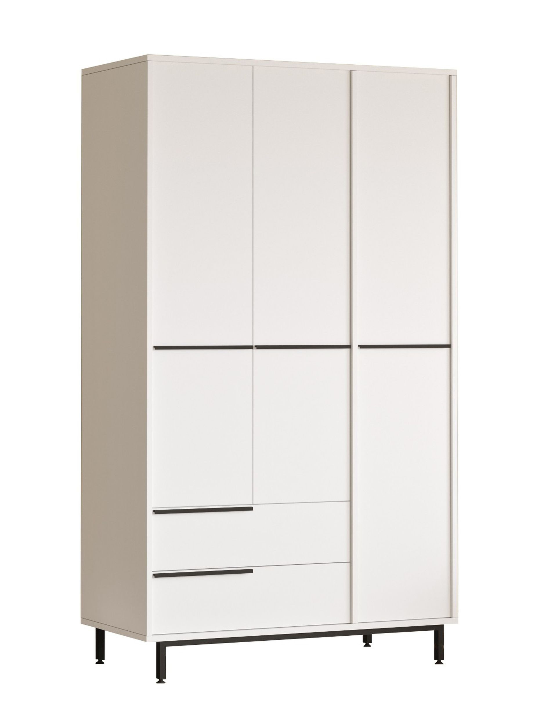 Szafa Plunism biała na czarnych nóżkach - zdjęcie 1