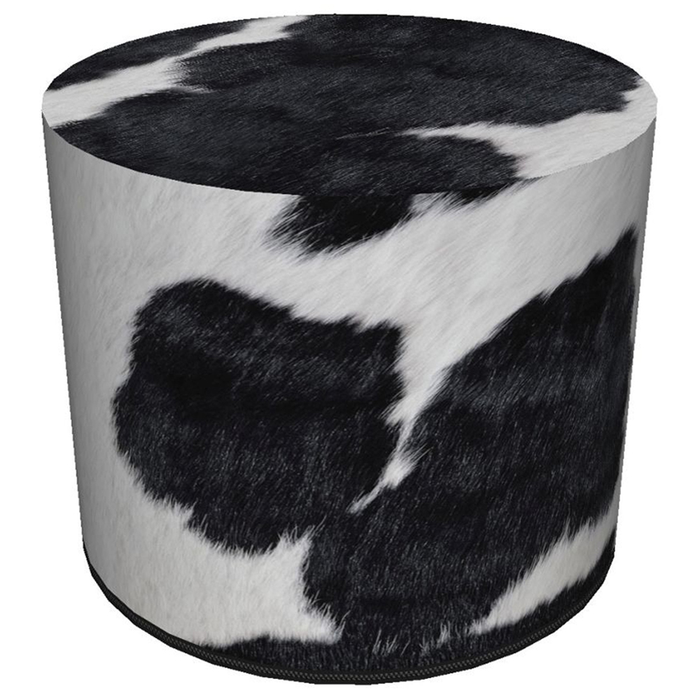 Pufa okrągła Fresvik krowa - zdjęcie 1