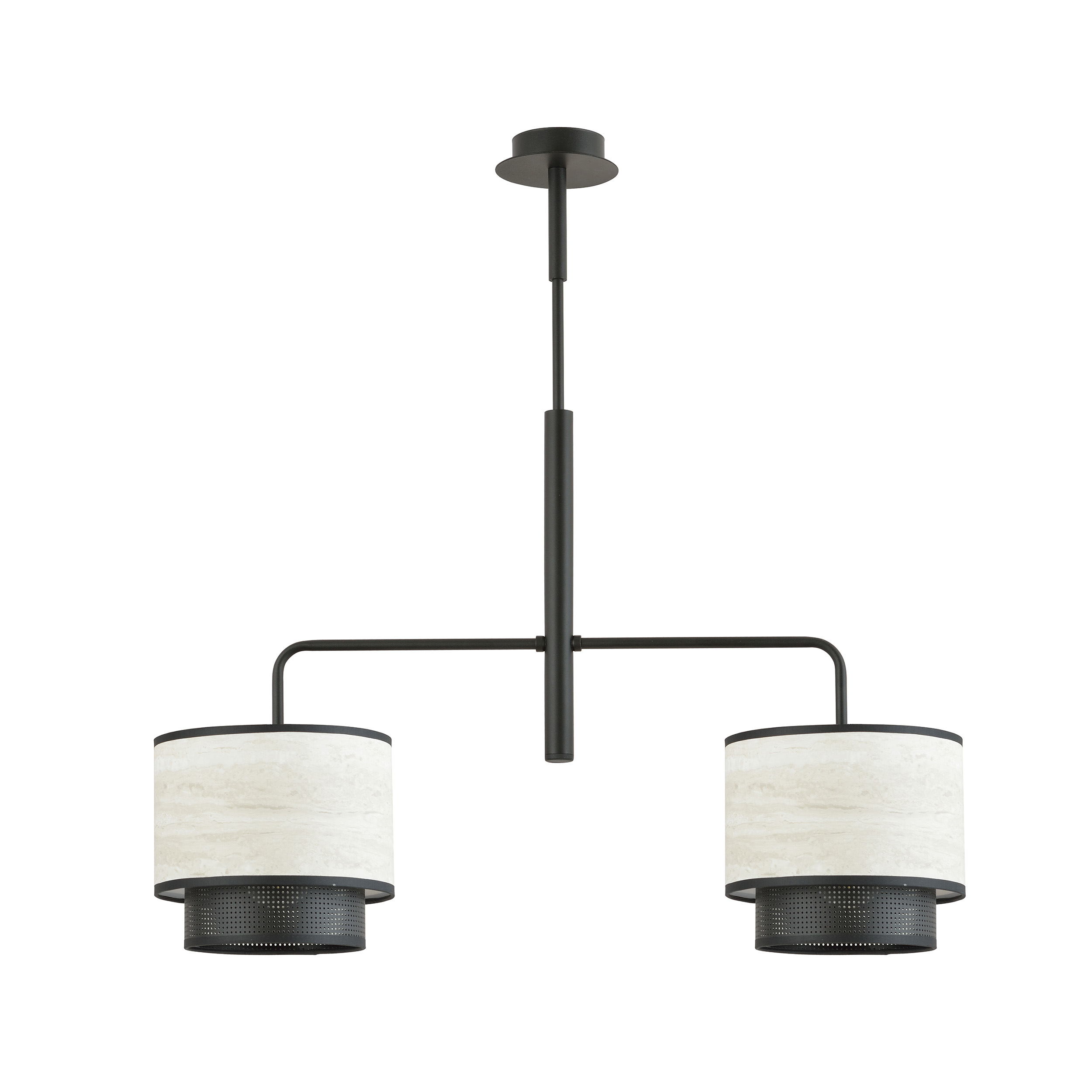 Lampa wisząca Thally x2 biały marmur - zdjęcie 1