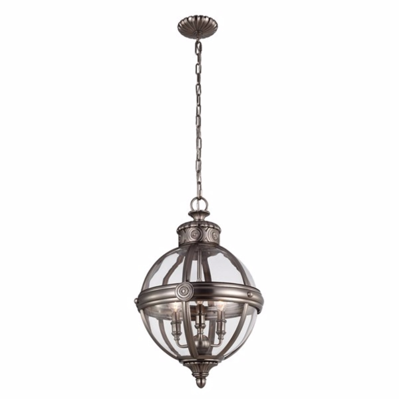 Lampa wisząca Adams steel 37 cm - zdjęcie 1