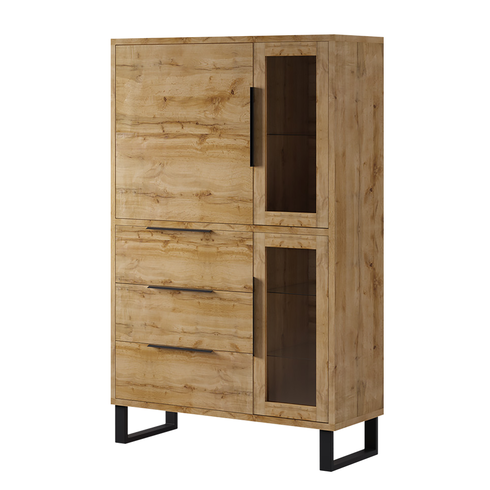 Barek Feliks trzydrzwiowy z trzema szufladami - zdjęcie 1