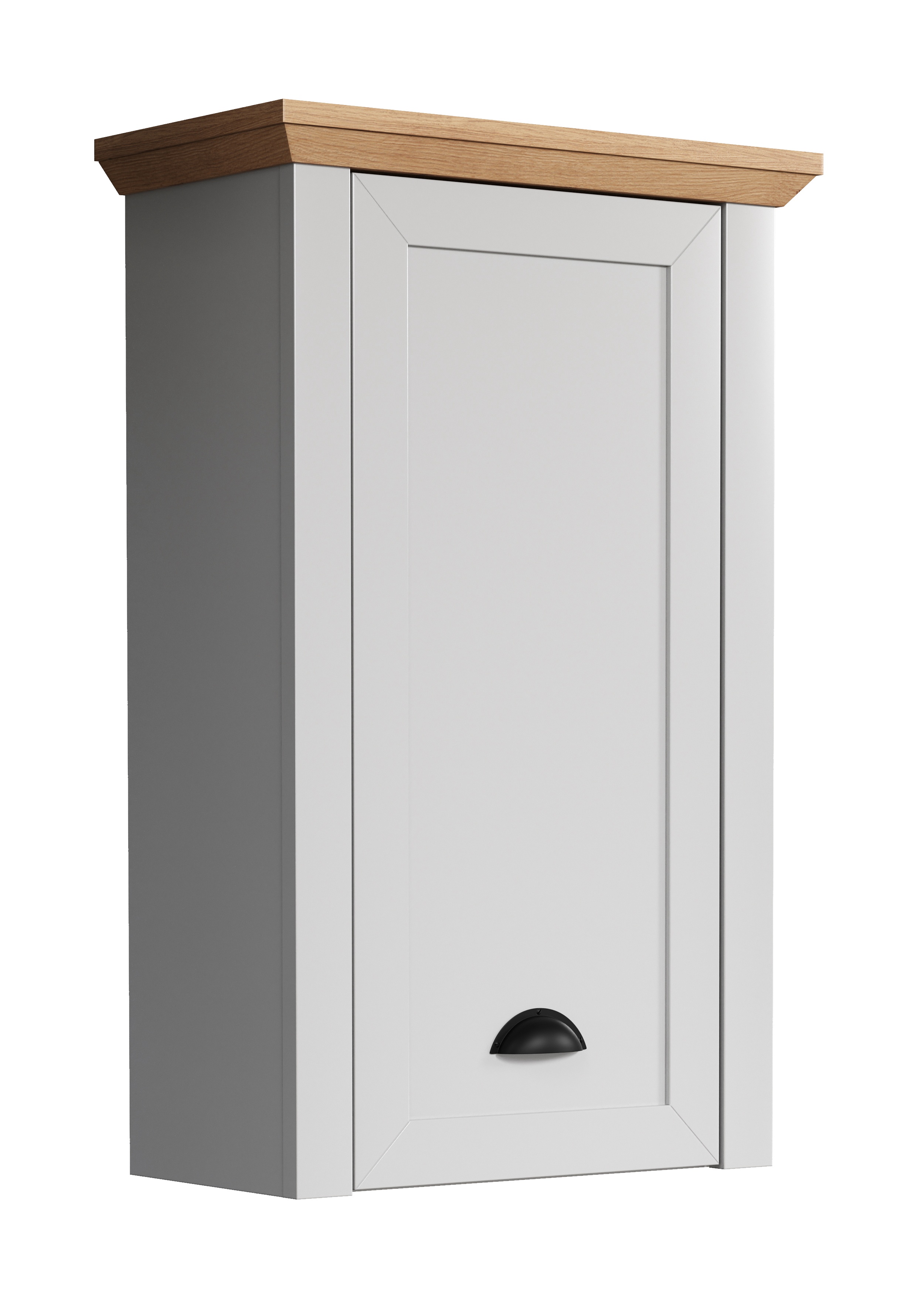 Szafka wisząca Vianicalize jasnoszary/ dąb artisan - zdjęcie 1