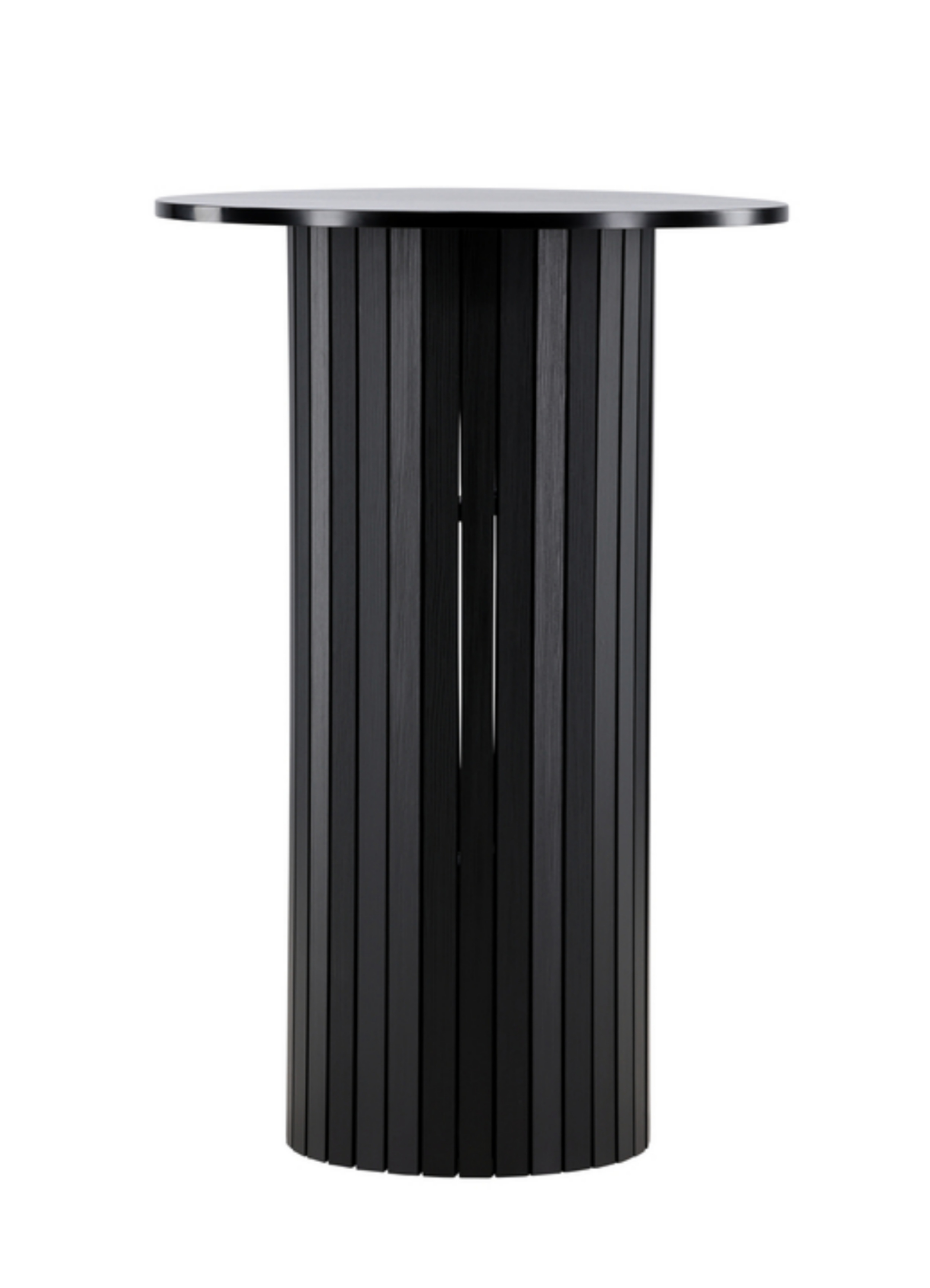 Stolik barowy Hydrown średnica 70 cm dąb czarny - zdjęcie 1