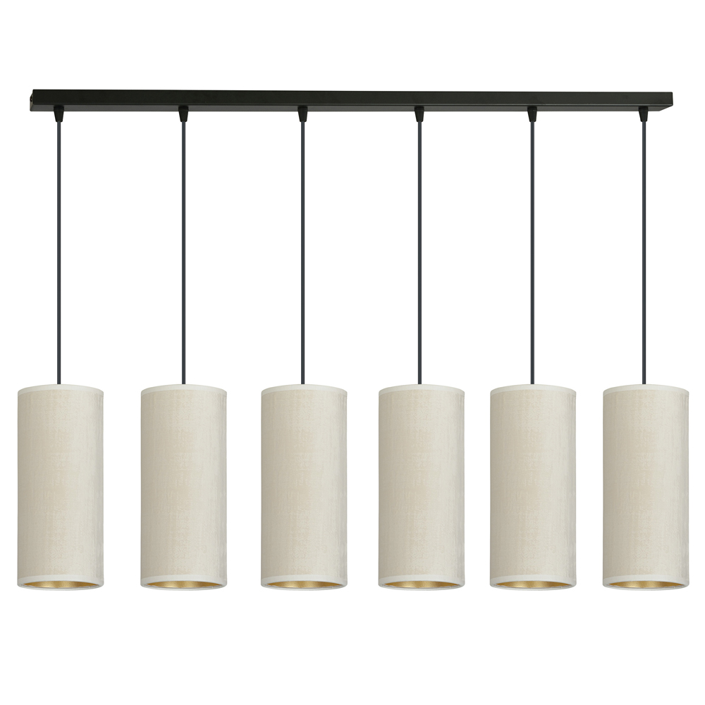 Lampa wisząca Bonett x6 95 cm biała - zdjęcie 1