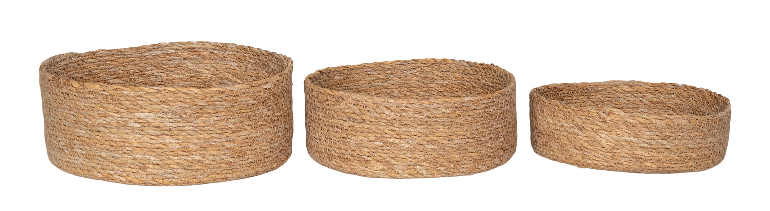Zestaw trzech koszy Batam trawa morska - zdjęcie 1