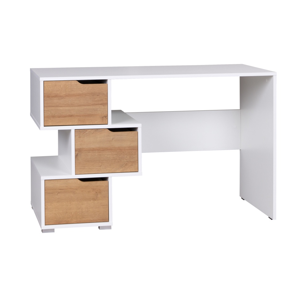 Biurko Caspe 120x50 cm białe - zdjęcie 1