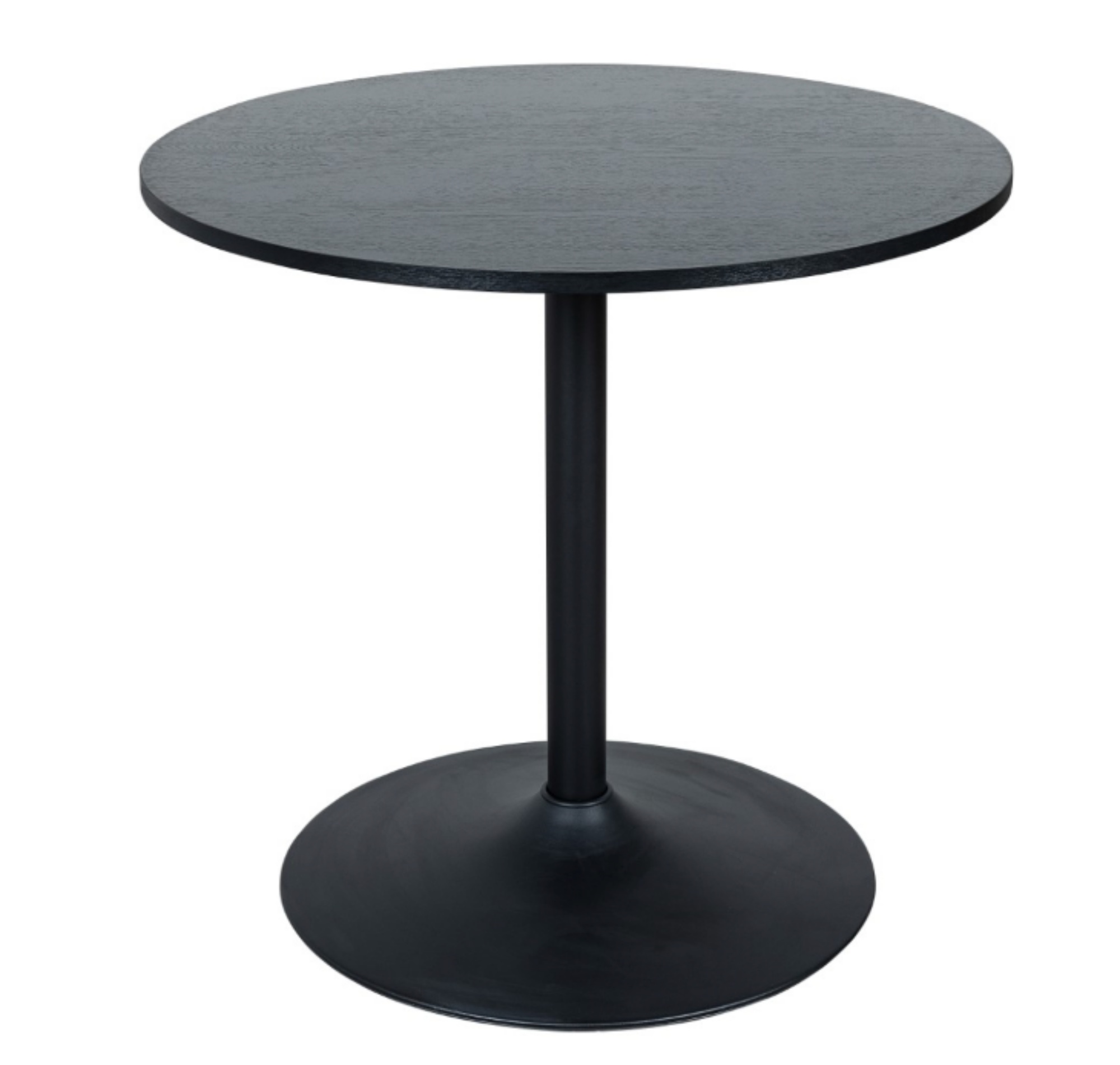 Stół okrągły Nessates 80x80 cm czarny - zdjęcie 1