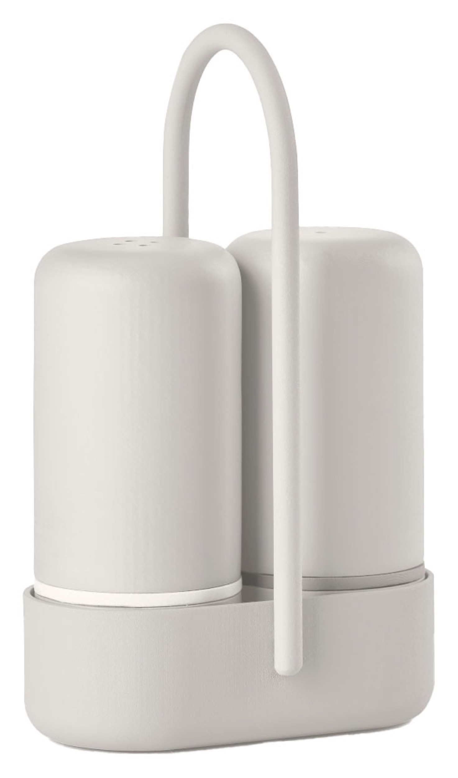 Zestaw solniczki i pieprzniczki Comfort jasnoszare - zdjęcie 1