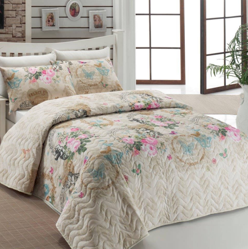 Narzuta Lovely Pastels 200x220 cm z dwiema poszewkami na poduszkę 50x70 cm - zdjęcie 1