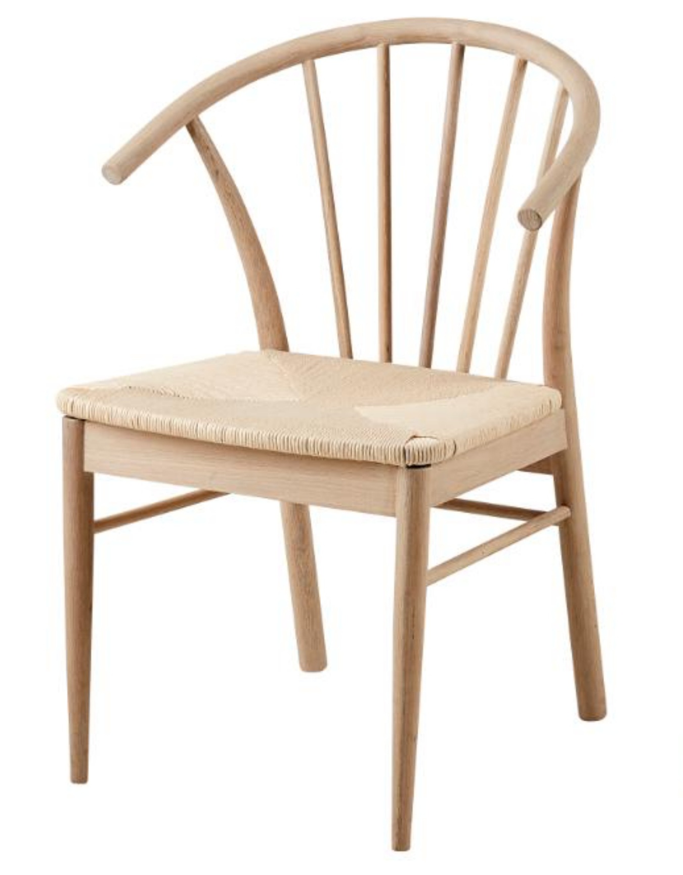 Krzesło drewniane Ruviatela dąb bielony - zdjęcie 1