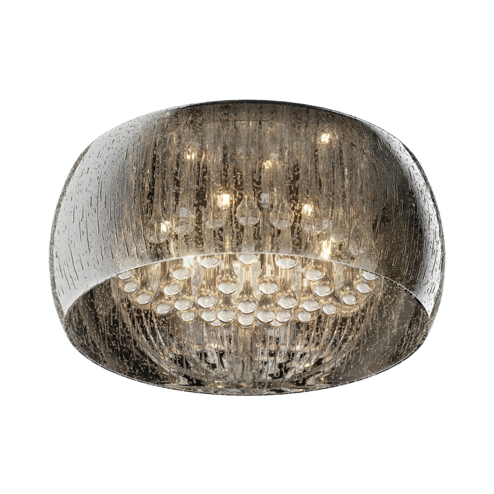 Plafon Alexis średnica 50 cm srebrny - zdjęcie 1