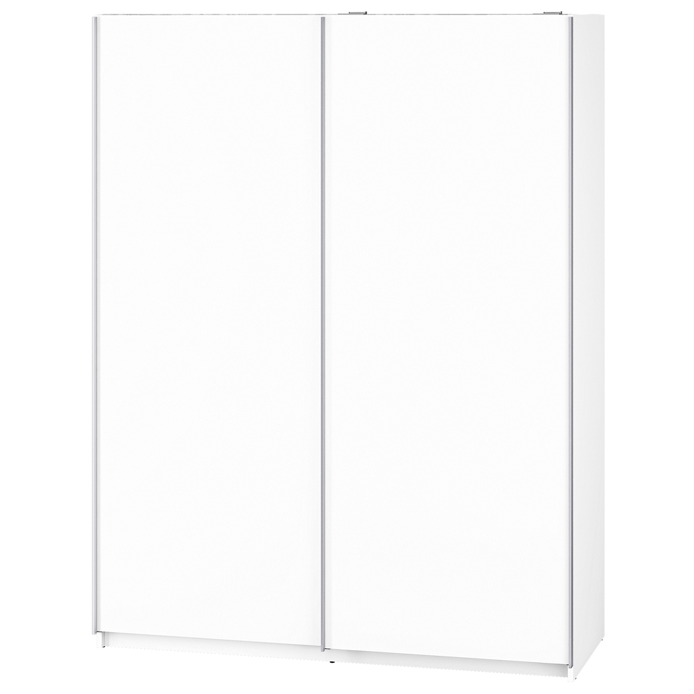 Szafa przesuwna Barisano 151 cm biała - zdjęcie 1