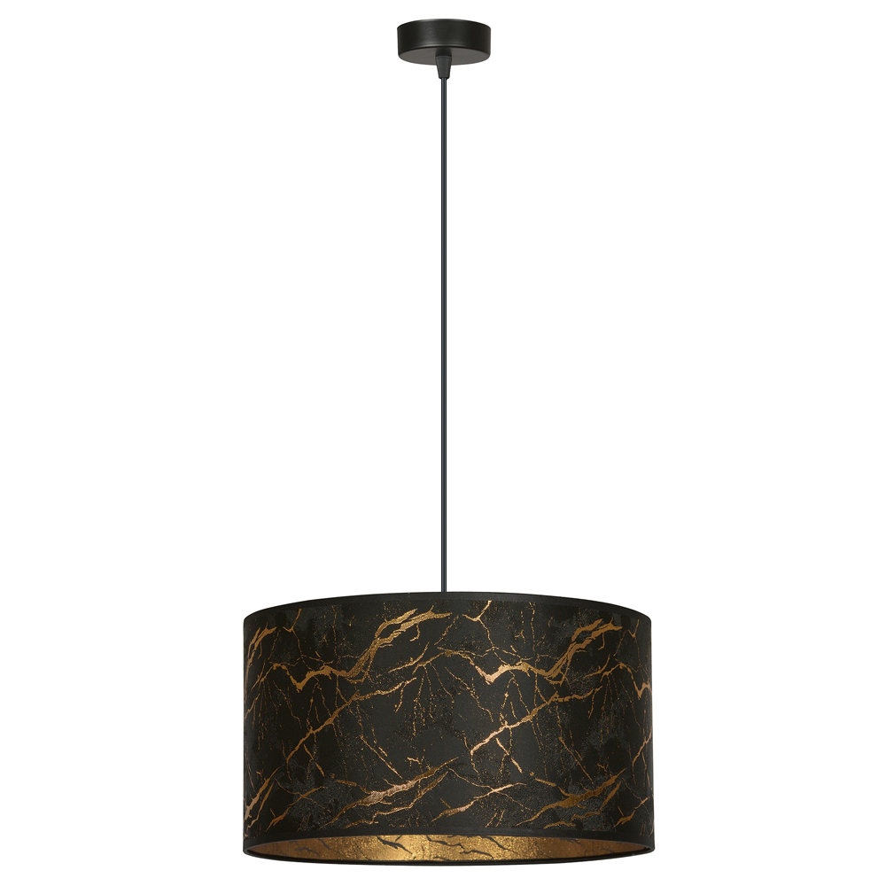 Lampa wisząca Borra średnica 35 cm czarny marmur - zdjęcie 1