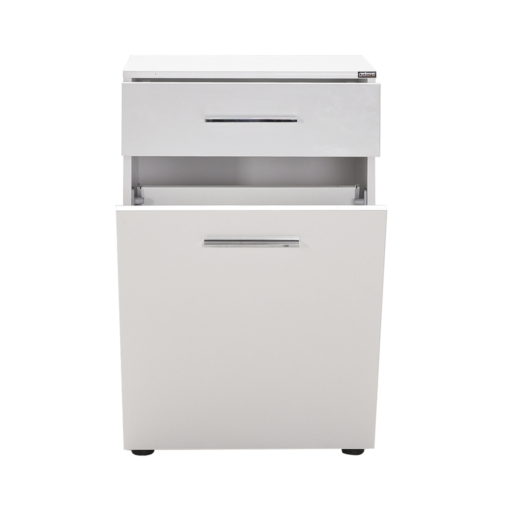 Szafka łazienkowa Aderko z szufladą biała - zdjęcie 1