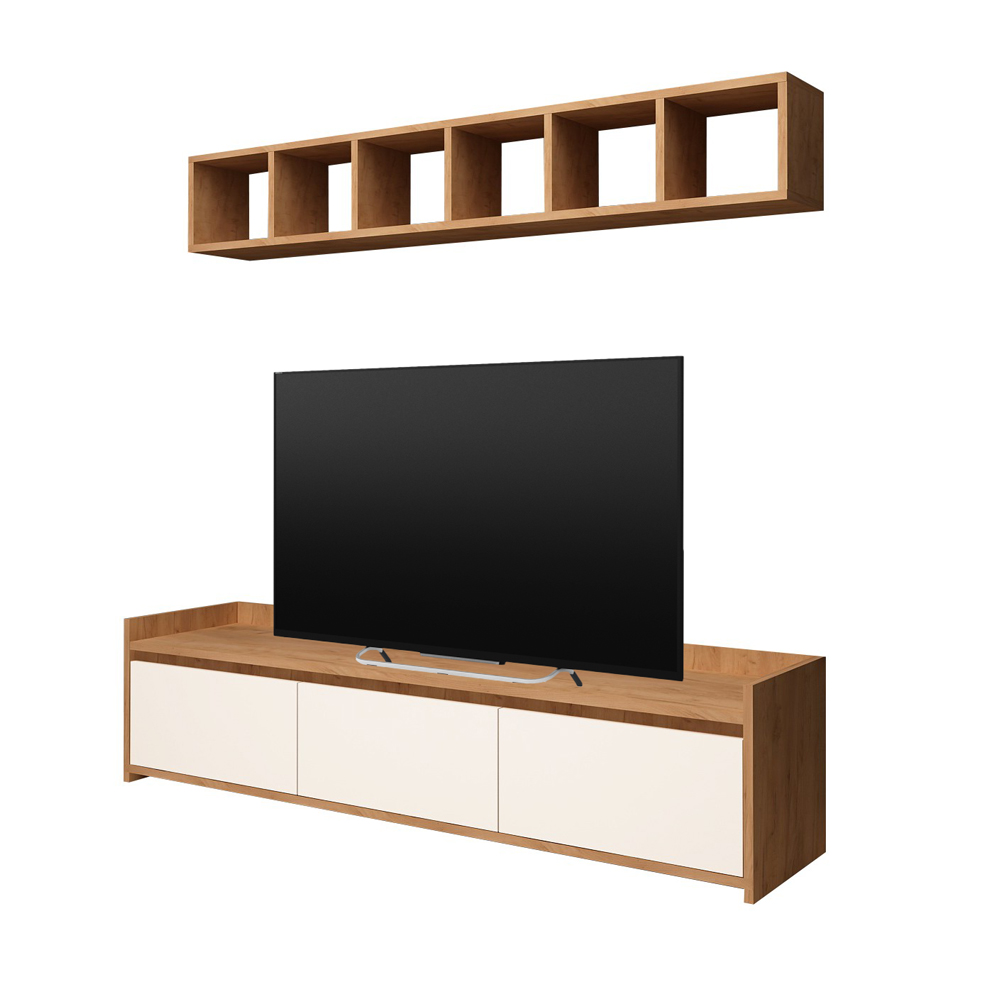 Szafka RTV Pimblom z półką naścienną - zdjęcie 1