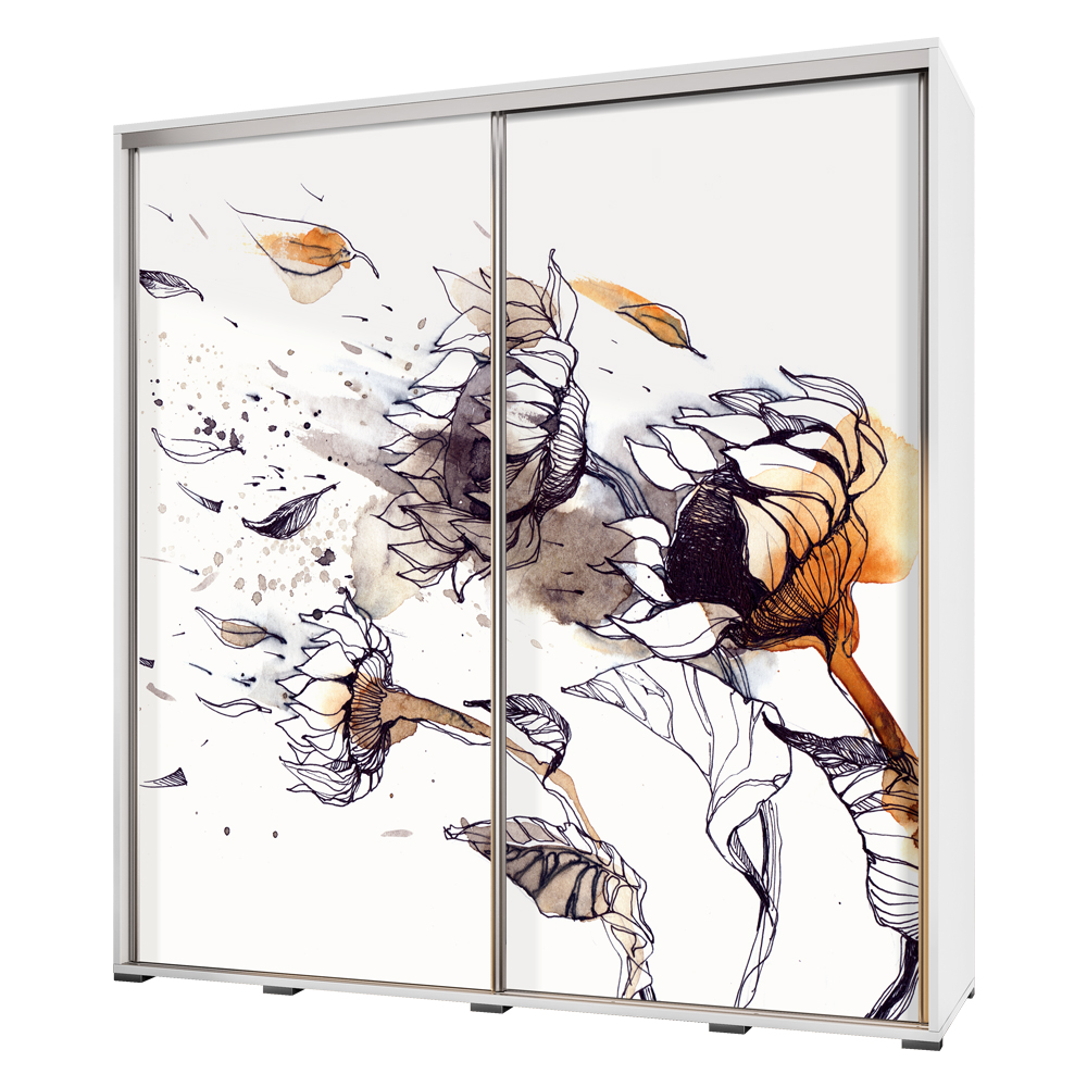 Szafa Wenecja 205 cm Słoneczniki - zdjęcie 1