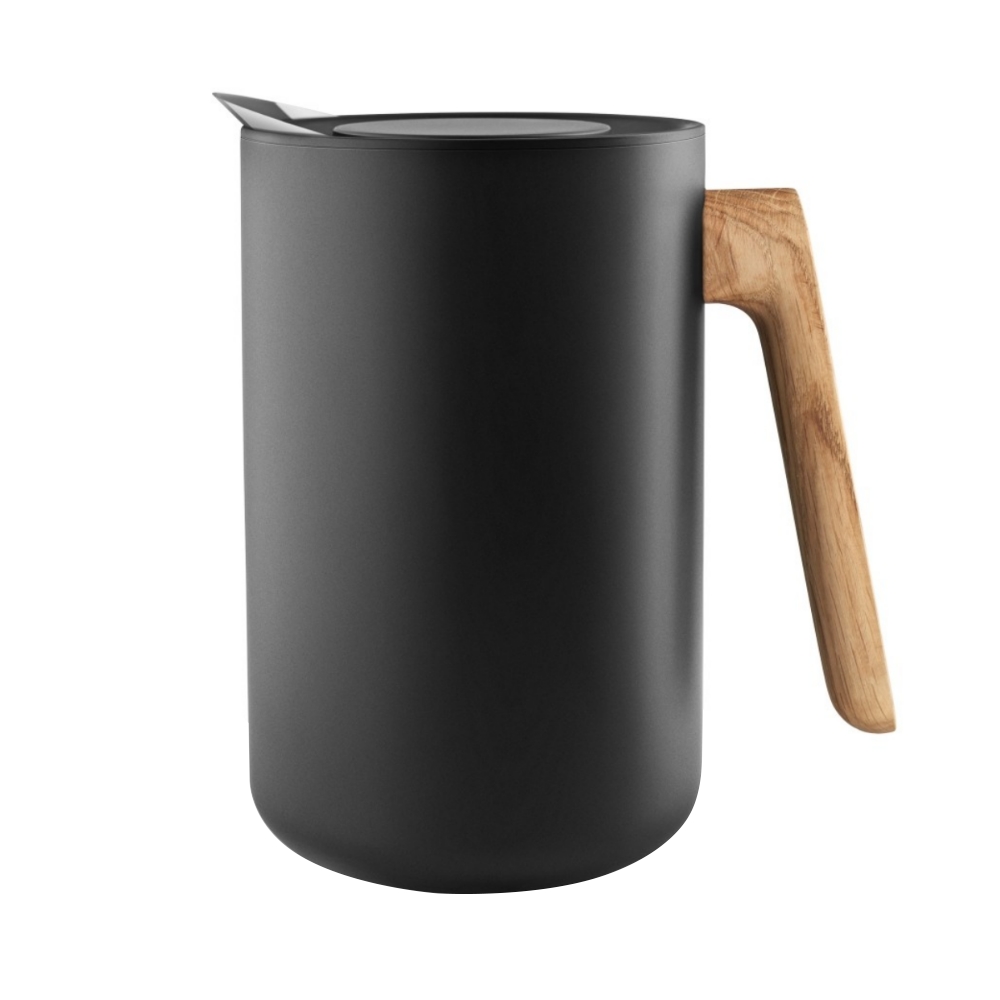 Dzbanek próżniowy Nordic Kitchen 1l ze stali nierdzewnej czarny - zdjęcie 1