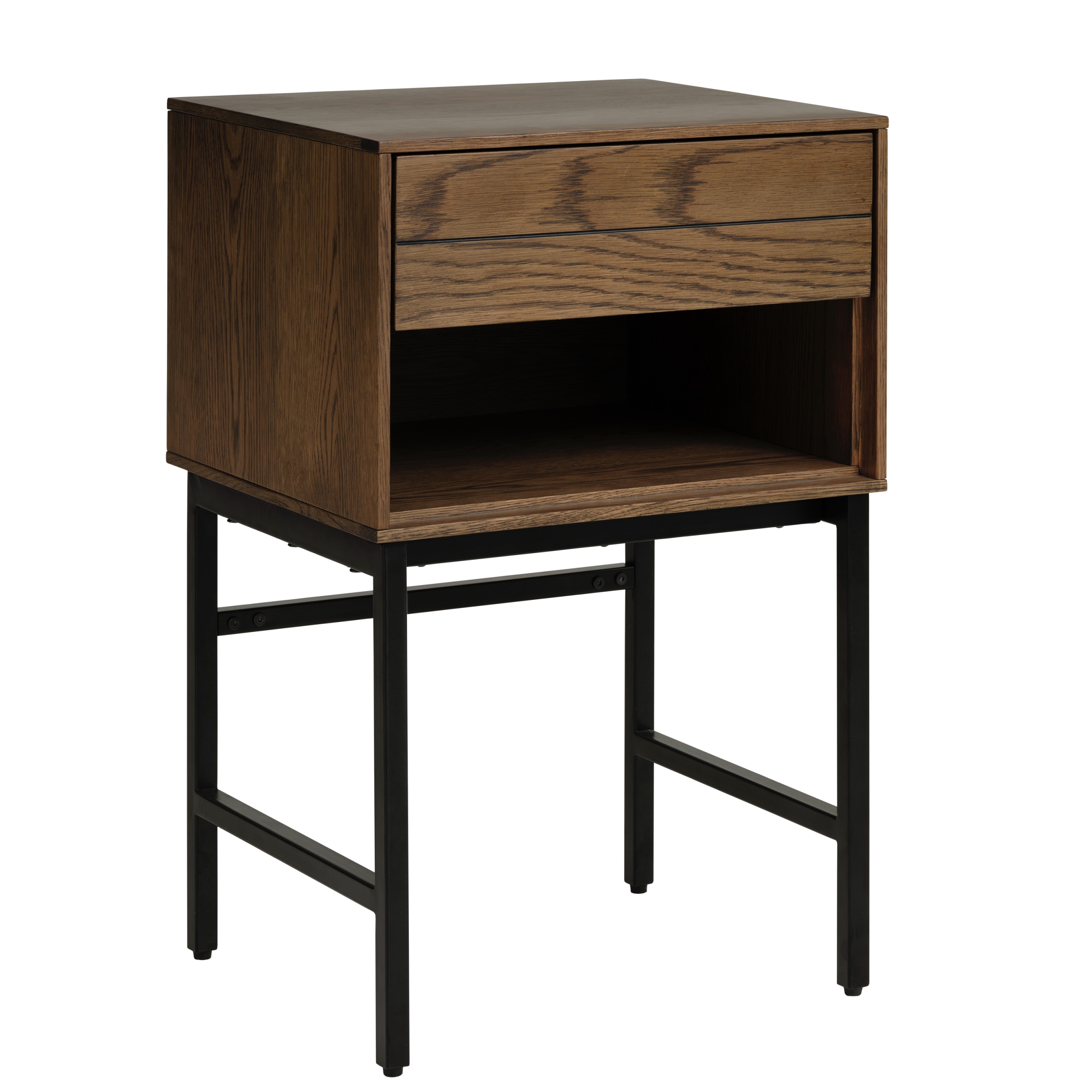 Szafka nocna Ationave dąb palony - zdjęcie 1