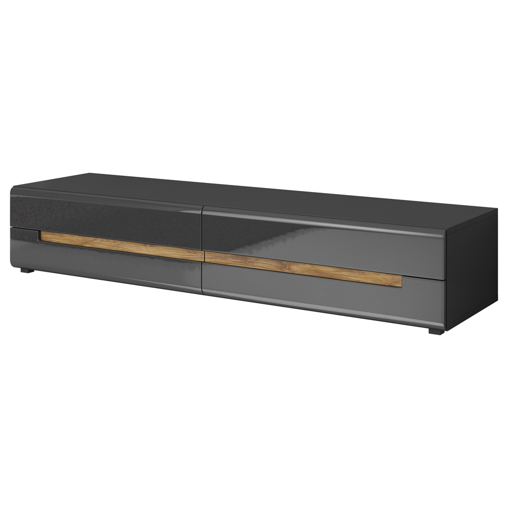 Szafka RTV Kanopus 180 cm antracyt - zdjęcie 1