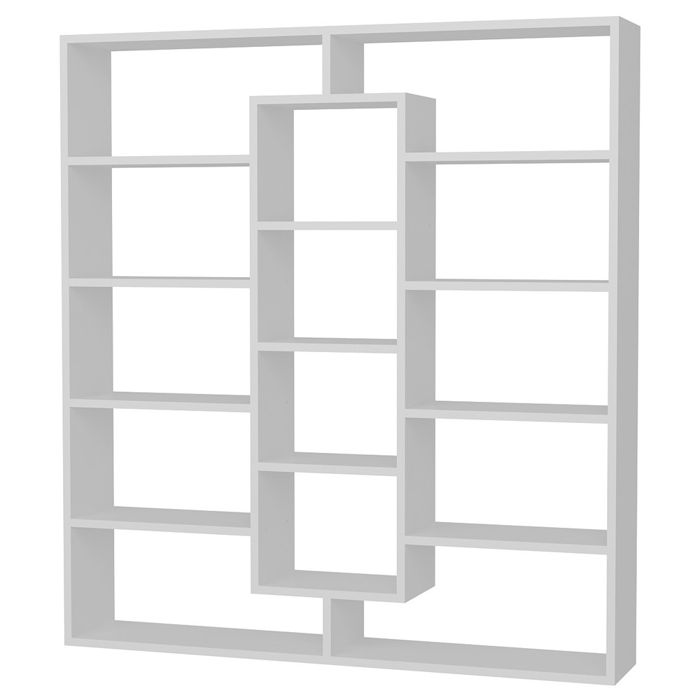 Regał otwarty Kalausi biały - zdjęcie 1