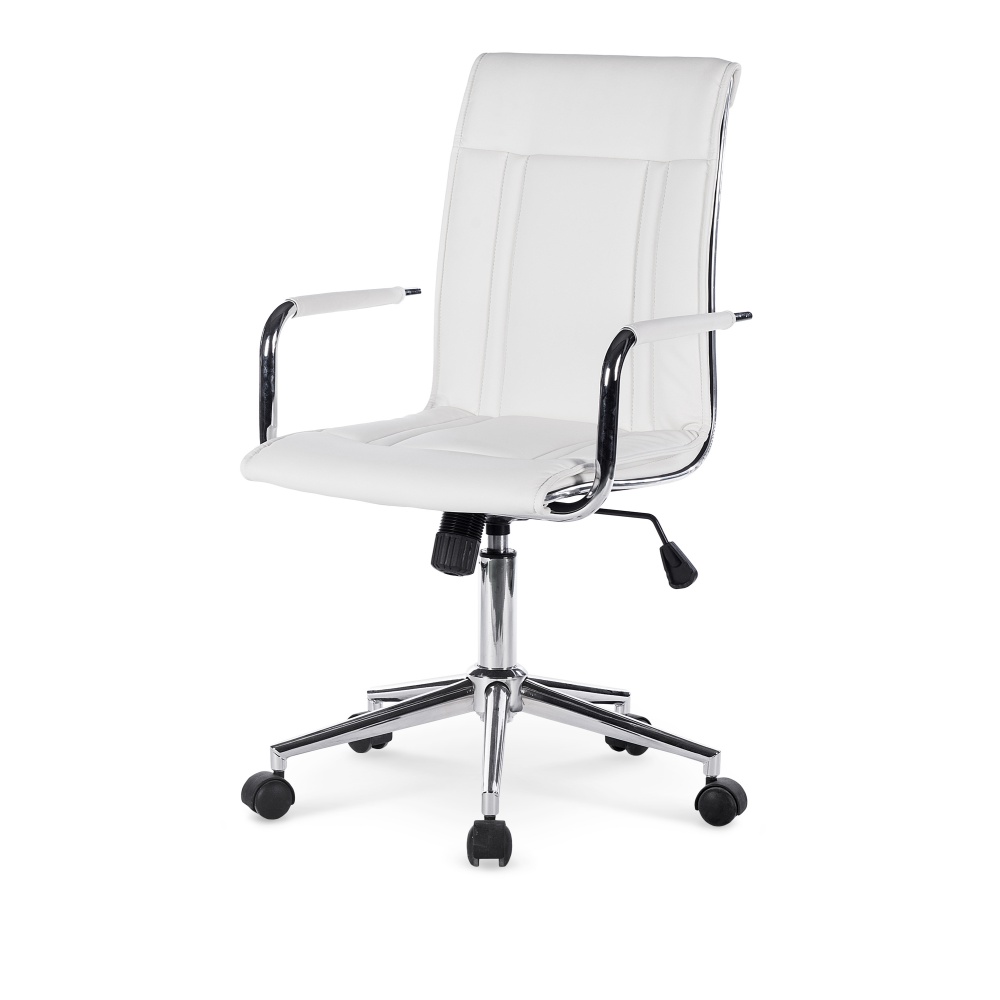 Fotel biurowy Utiel biały - zdjęcie 1
