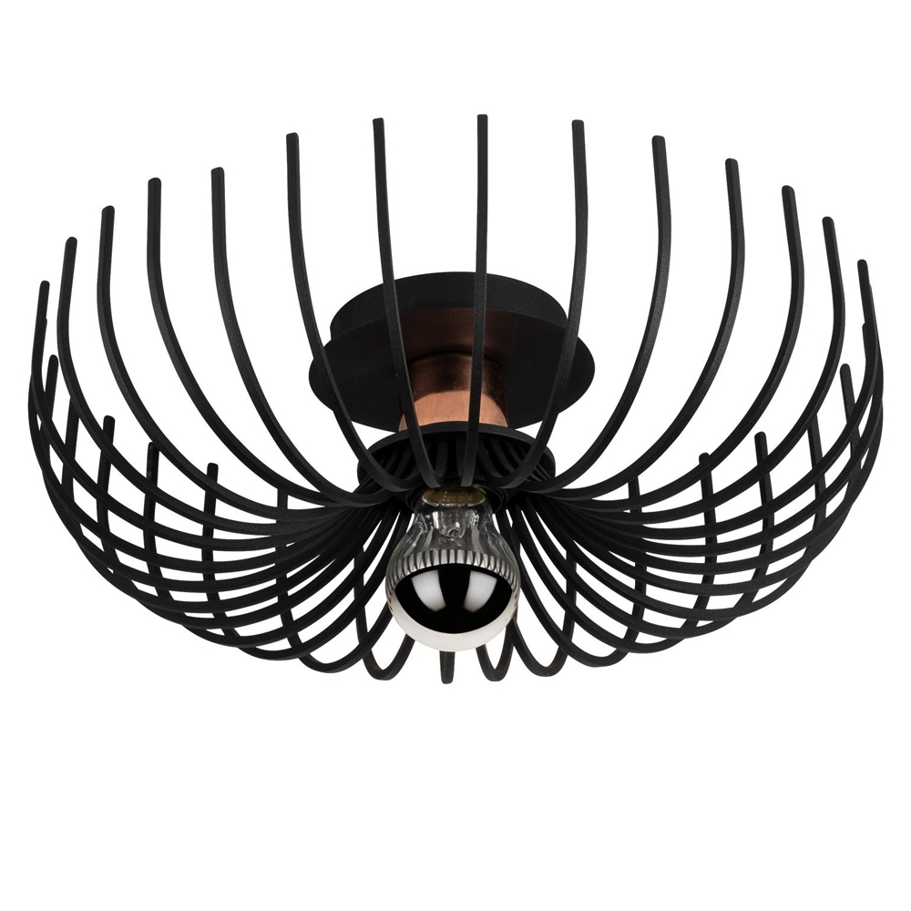 Lampa sufitowa Skyriblent czarna - zdjęcie 1