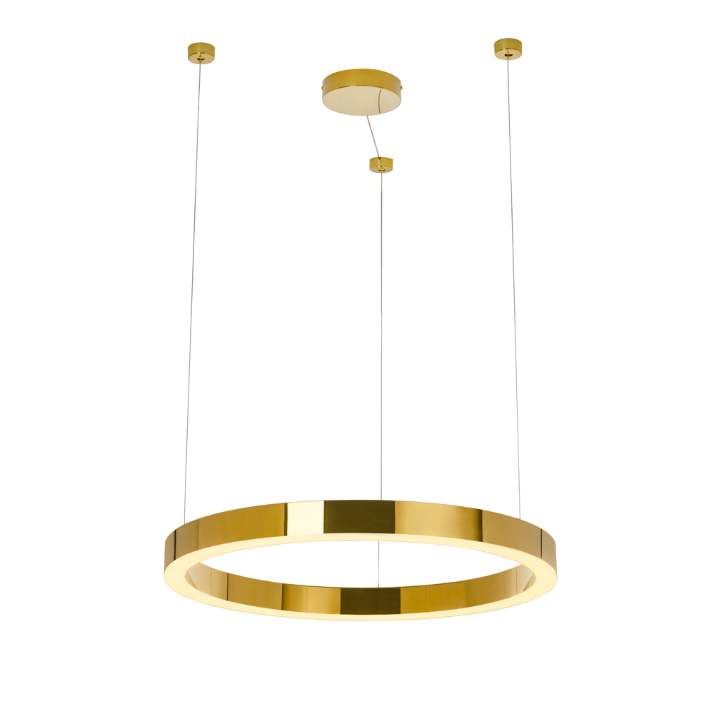 Lampa wisząca Hage LED średnica 50 cm złota - zdjęcie 1