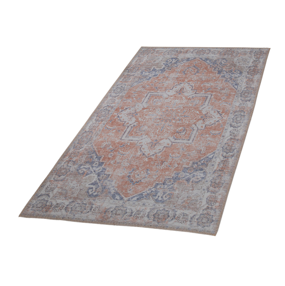 Dywan syntetyczny Netav pomarańczowo-niebieski - zdjęcie 1