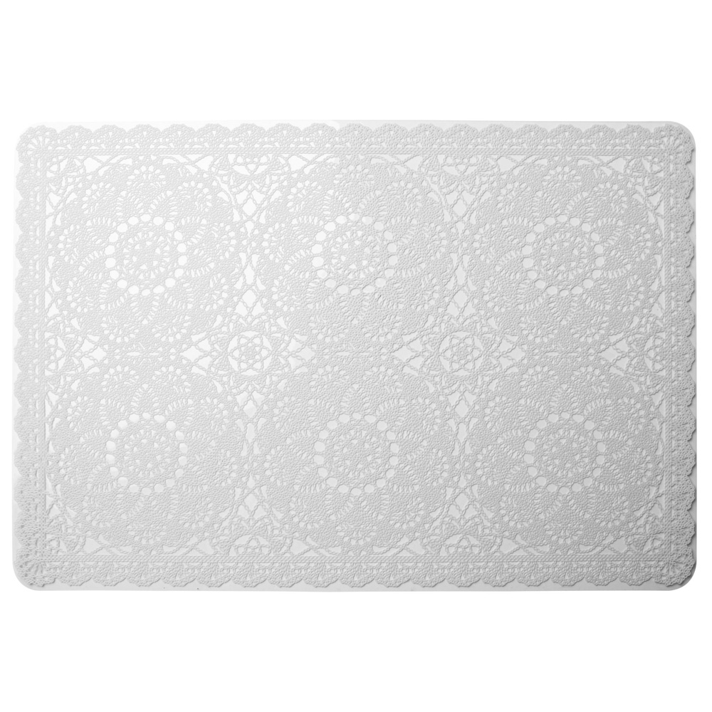 Podkładka pod talerz Makako 44,5x30 cm biała - zdjęcie 1