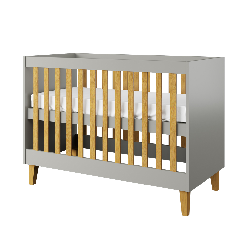 Łóżeczko dziecięce Carpani szare - zdjęcie 1