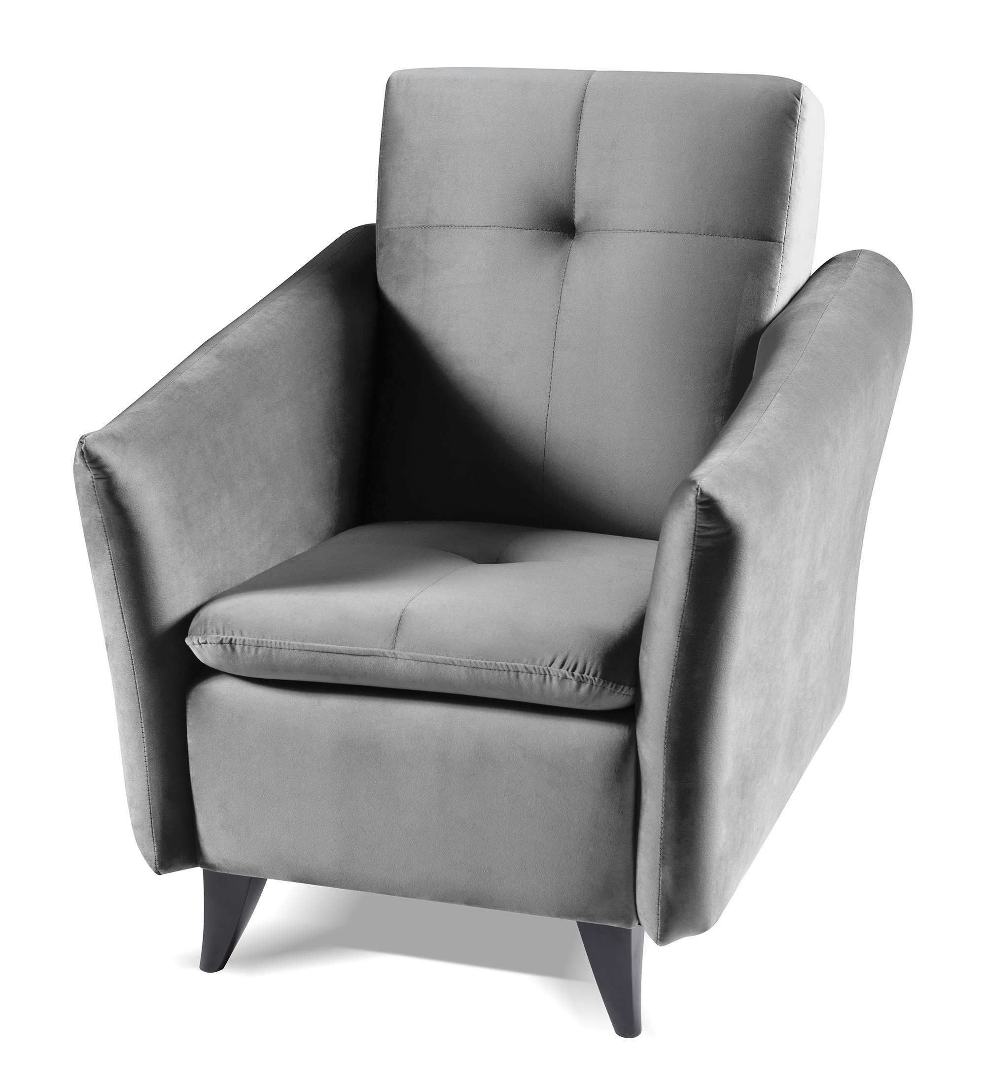 Fotel kubełkowy Haggetorp szary - zdjęcie 1