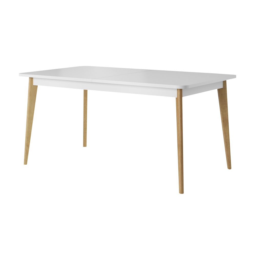 Stół rozkładany Livinella 140-180x80 cm biały - zdjęcie 1