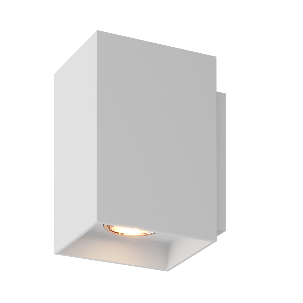 Kinkiet Natasha kwadratowy biały - zdjęcie 1