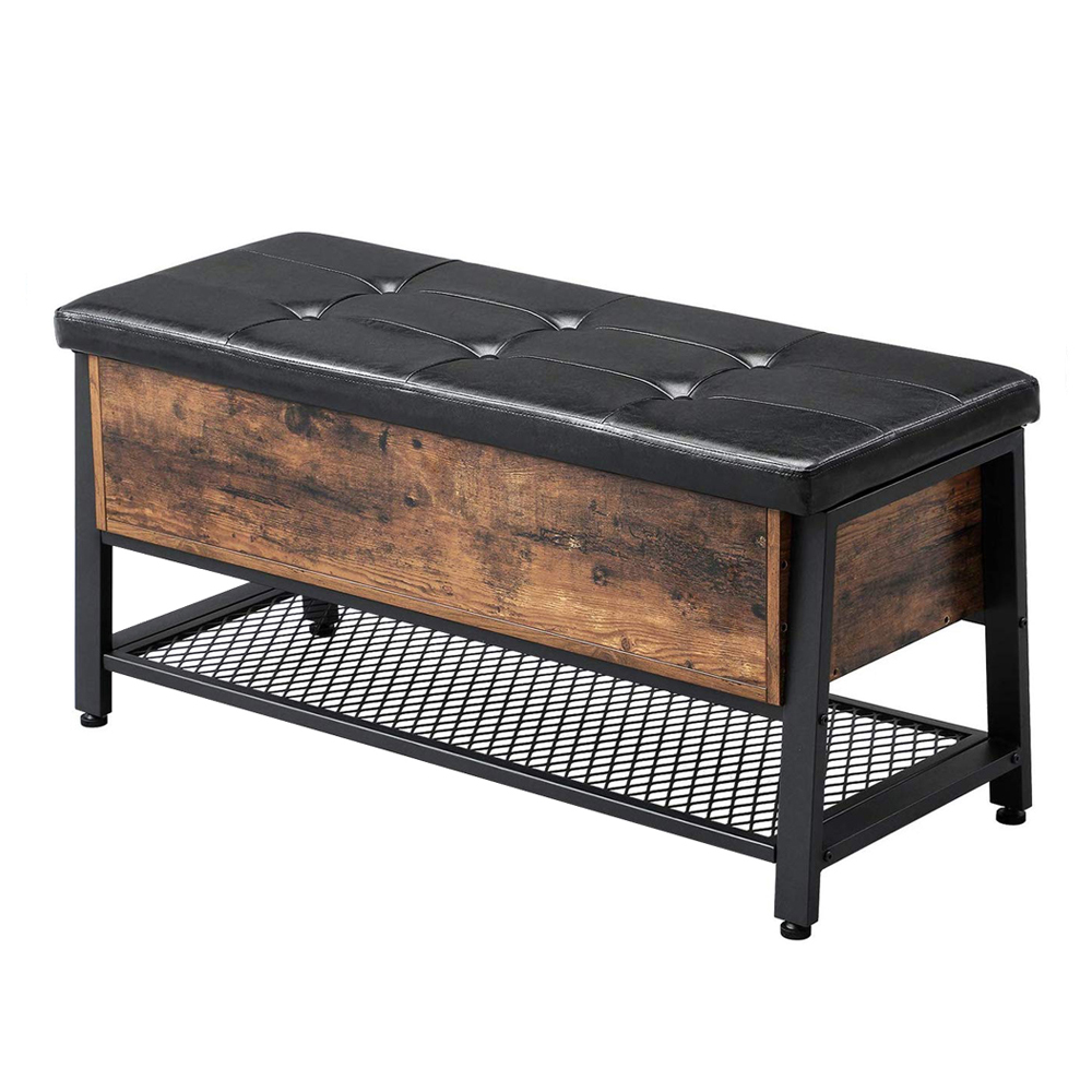 Szafka na buty Ramizu z tapicerowanym siedziskiem - zdjęcie 1