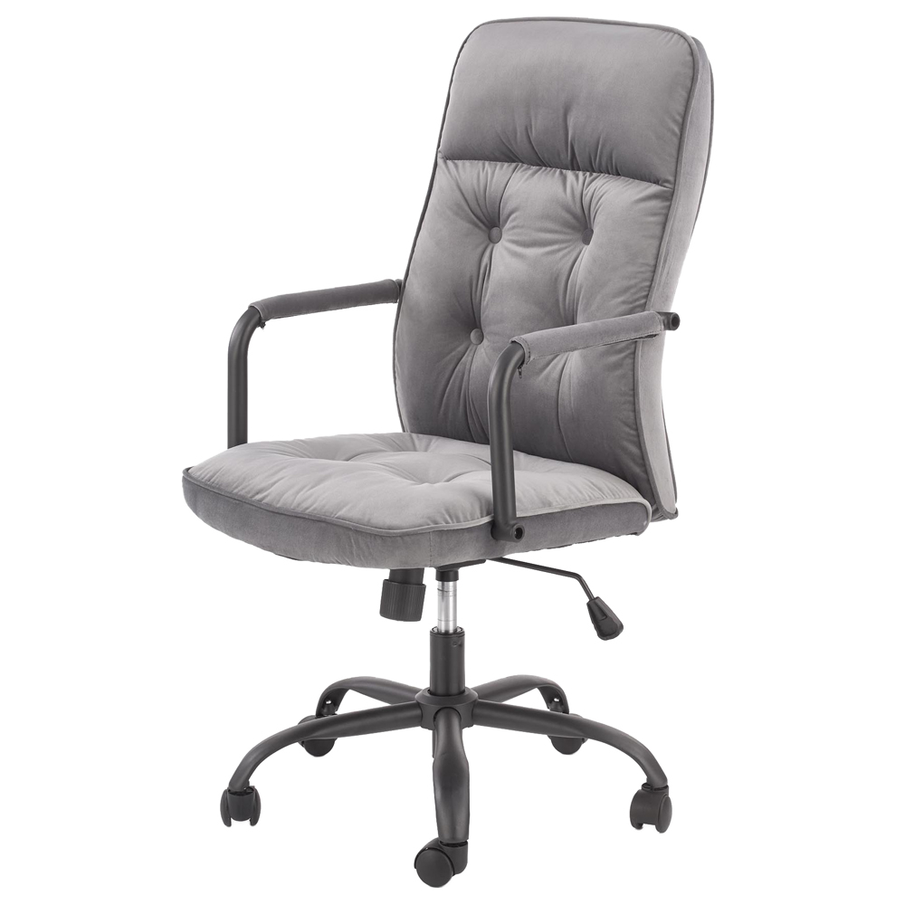 Fotel biurowy Strowipe popielaty - zdjęcie 1