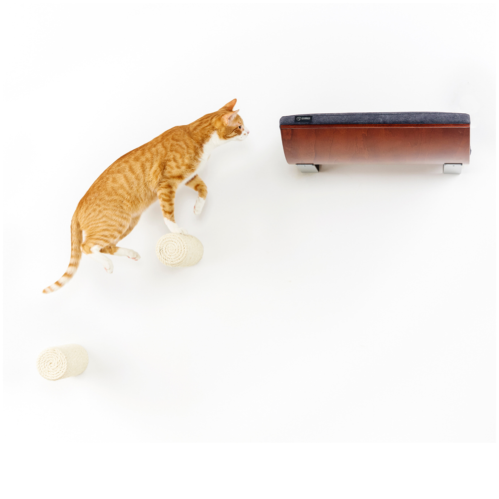 Schodek na ścianę dla kota CLIMBING STEP biały - zdjęcie 1