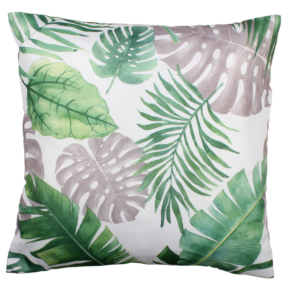 Poduszka Lenka 45x45 cm szaro-zielona - zdjęcie 1