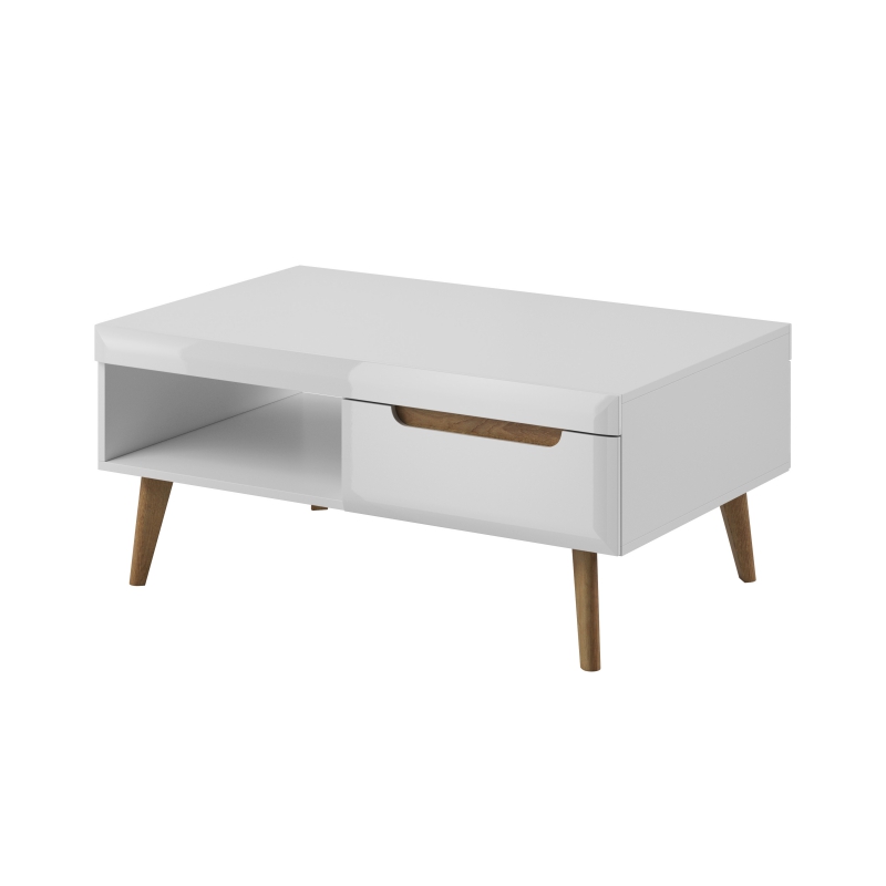 Ława Livinella 107x67 cm biała - zdjęcie 1