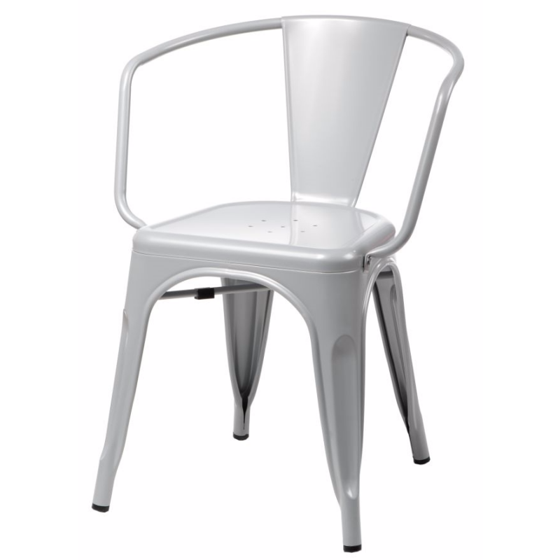 Krzesło Tolader Arms szare