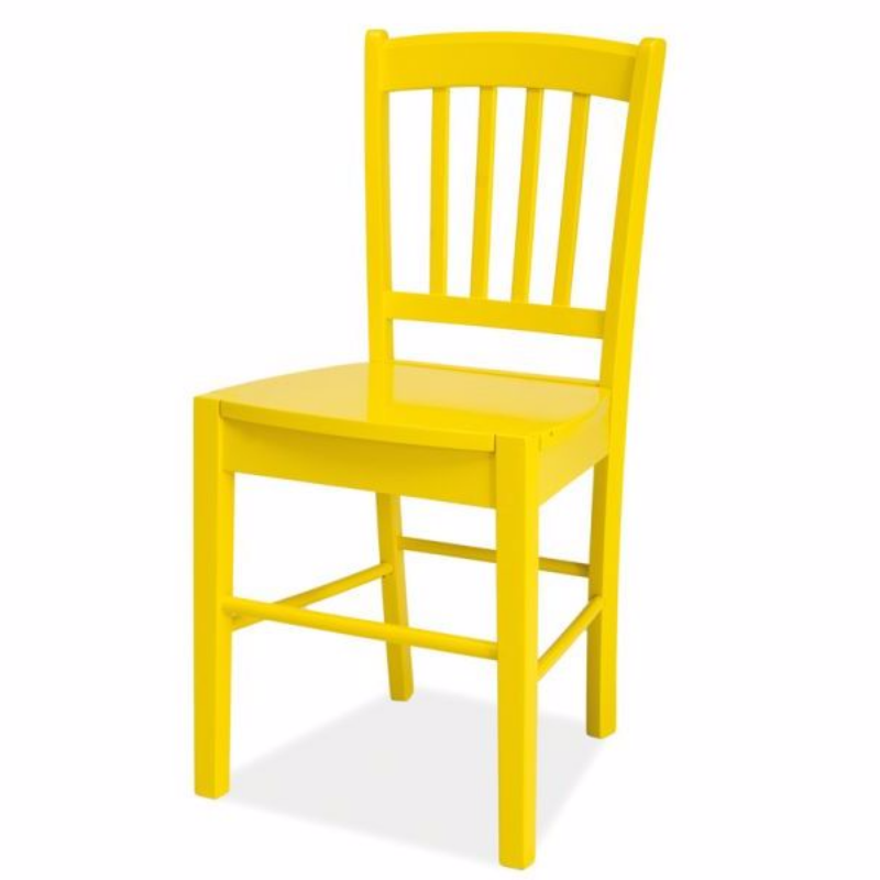 Krzesło Bergen żółte